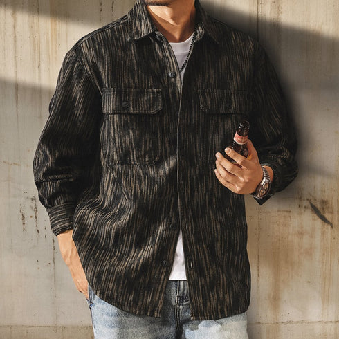 Retro Texture Utility Shirt P1831